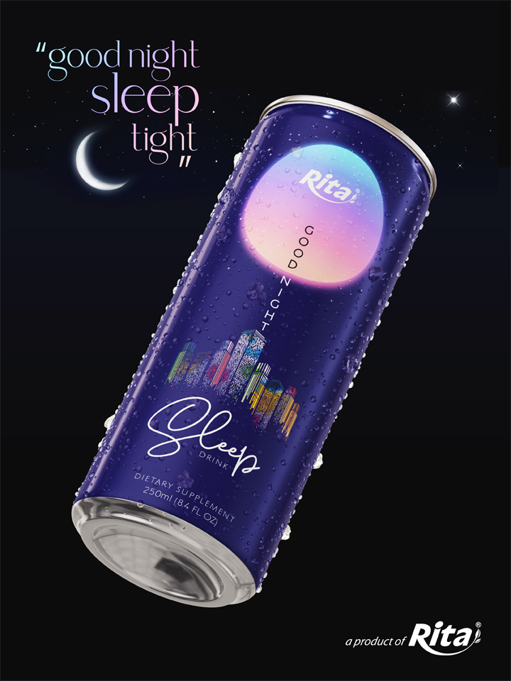 Poster sleep drink 250ml can