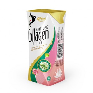200ml Paper Box Aloe Vera Collagen Healthy Drink