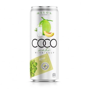 330ml Canned Coconut Water with Melon Flavor