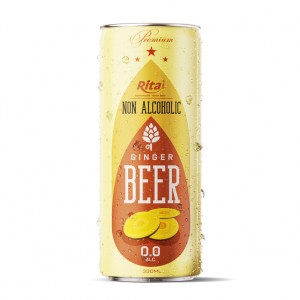 330ml_Canned_Ginger_Flavor_Non_Alcoholic_Beer