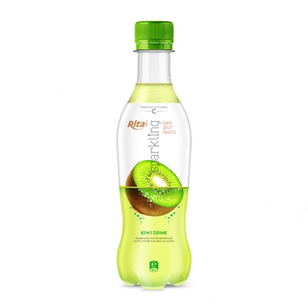 400ml_Pet_bottle_Kiwi_Flavor_Sparkling_Drink