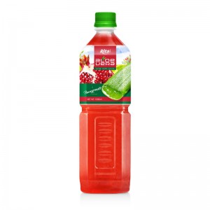 Natural And Pure  Aloe Vera With Pomegranate Juice 1000ml Pet Bottle