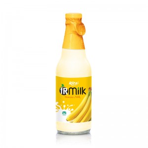 OEM Products -  Banana Milk 300ml Glass Bottle Rita Brand