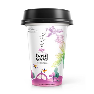 Basil Seed With Mangosteen Flavor 330ml PP Cup 