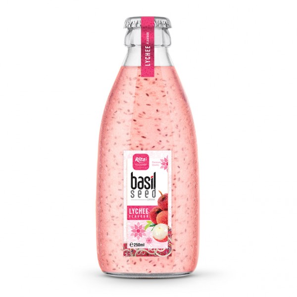 Basil_seed_lychee_250ml_glass_bottle