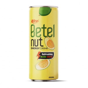 Betel Nut Energy Drink 250ml Slim Can Rita Brand