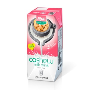 Cashew Milk Drink 200ml Paper Box - OEM Product