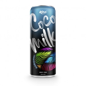 OEM Coconut Milk Original Flavor 330ml Alu Can 