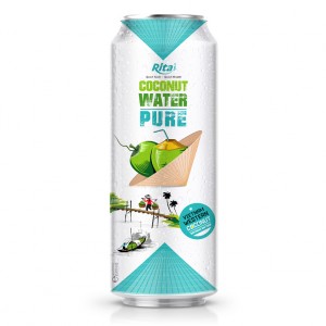 OEM  Coconut Water With Original Flavor 500ml Can Rita Brand 