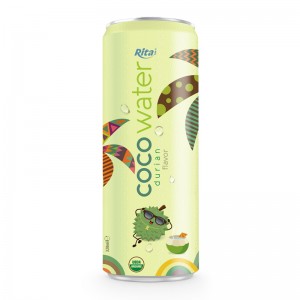 320ml Can Coconut Water With Durian Flavor Rita Brand