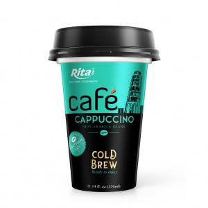 Cappuccino Coffee 330ml PP Cup Rita Brand