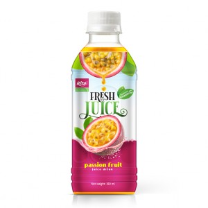 Fresh Juice -  Passion Fruit Juice  350ml Pet Bottle Rita Brand 