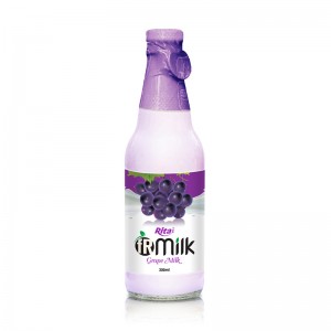 OEM Products -  Grape Milk 300ml Glass Bottle Rita Brand