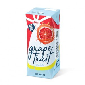 200ml Paper Box Grapefruit Juice Rita Brand