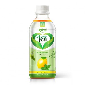 Green Tea With Lemon Mint Flavor 350 Pet Bottle Rita Brand 