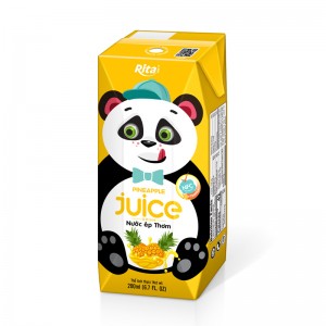 OEM Product Pineapple Juice 200ml Paper Box Rita Brand