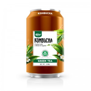 Suppliers  Kombucha Green Tea  330ml Can Rita Brand