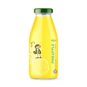 Pineapple Juice Drink 250m Glass Bottle Rita Brand 