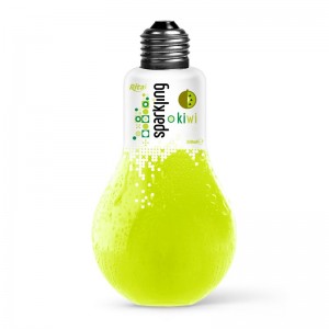  Kiwi Flavor Sparkling Drink 330ml Bulb Bottle Rita Brand