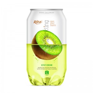  Kiwi Flavor Sparkling Drink  350ml Alu Can - OEM Product