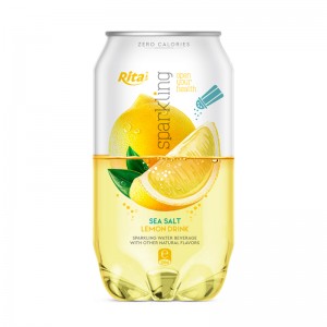 Sea Salt Lemon Flavor Sparkling Drink  350ml Alu Can - OEM Product  