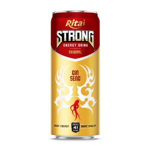 330ml Can Strong Energy Drink With Ginseng 
