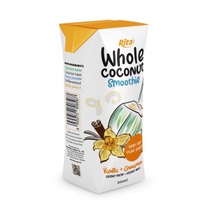 Vanilla Cinnamon Coconut Smoothie 200ml Paper Box