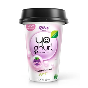Rita Brand Yogurt Drink With Mangosteen Flavor 330ml PP Cup   