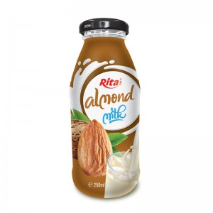 Almond Milk 250ml Glass Bottle - OEM Product  