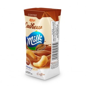 Cashew Milk With Coffee 200 Paper Box Rita Brand 