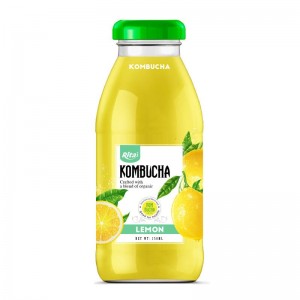 Suppliers  Kombucha Lemon Flavor  250ml Glass Bottle 