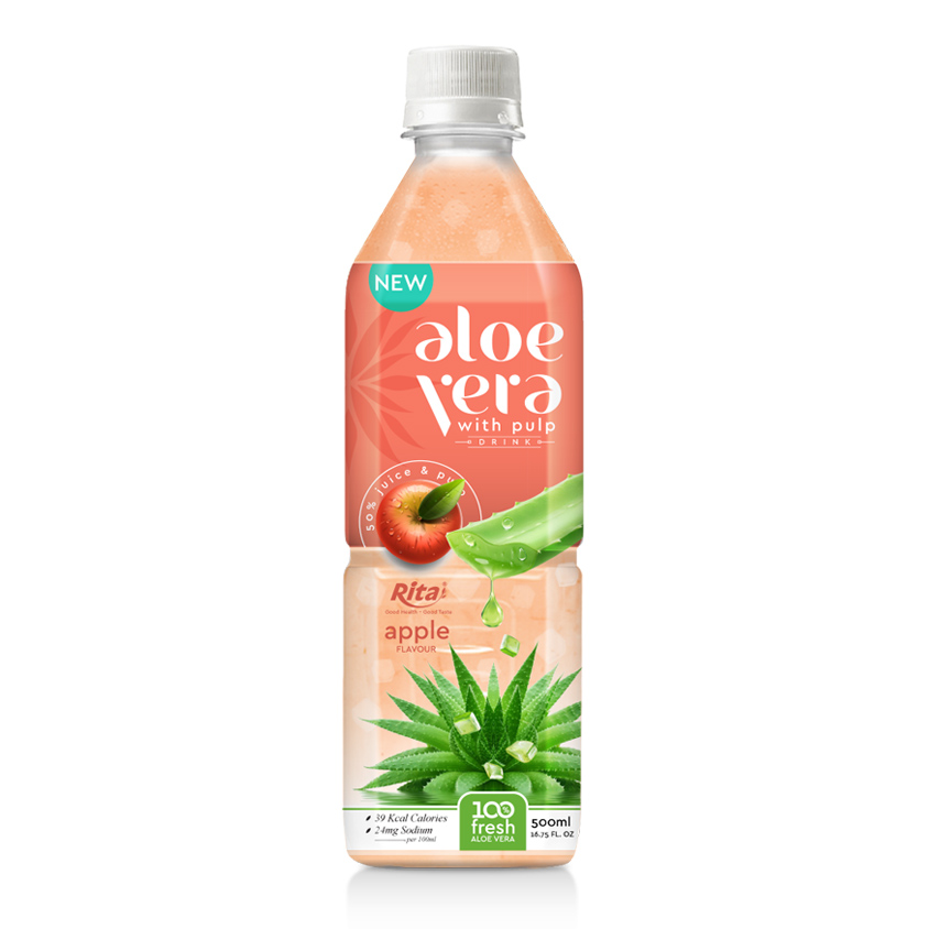 aloe pulp 500ml Pet squares 01