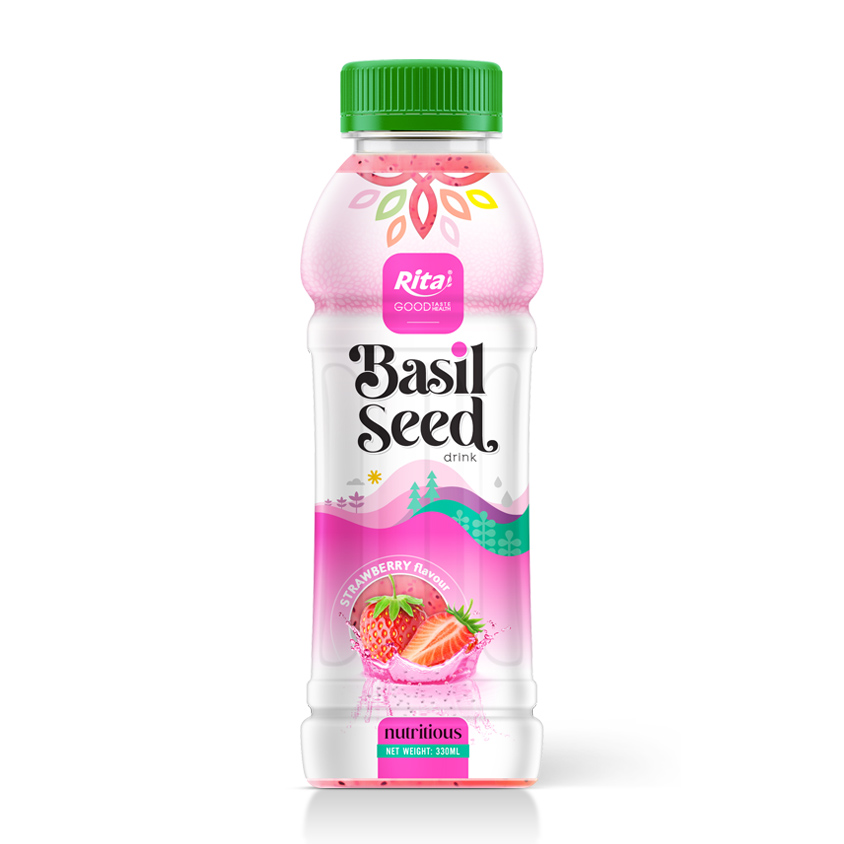 Basil seed 330ml Pet Strawberry