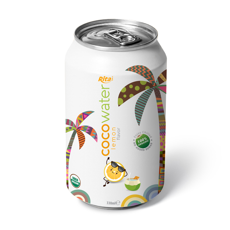 Coconut water lemon 330ml can