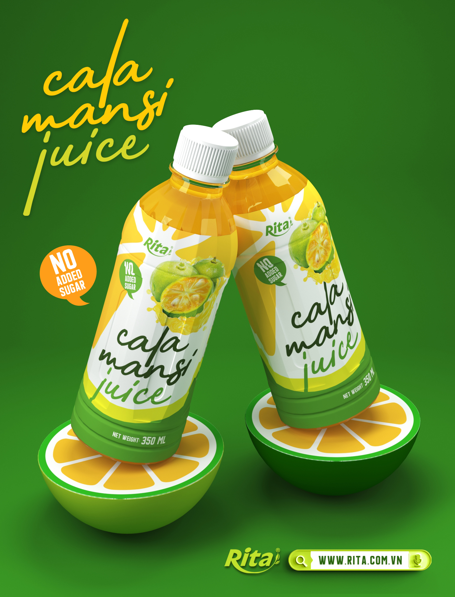 Poster Calamansi juice 350ml Pet 1