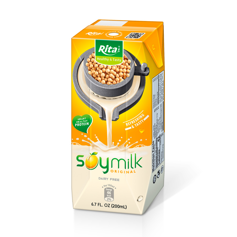 soya milk 200ml prisma pak