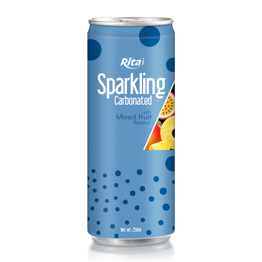 Sparkling Carbonated 250ml can mixed