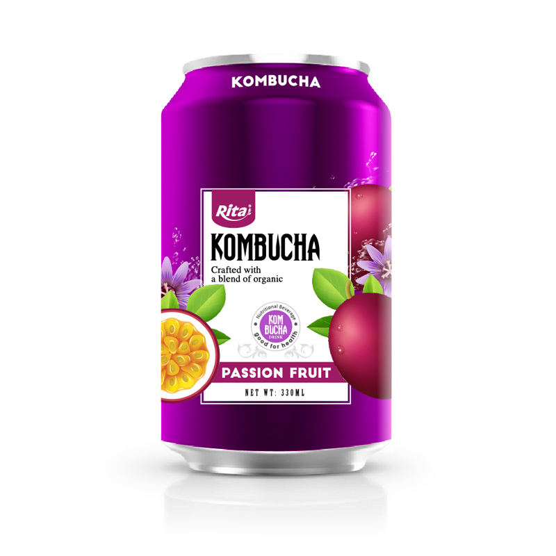 Kombucha Passion Fruit 330ml Can