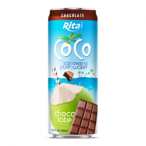 Rita 100% Coconut Water Chocolate Mix 320ml Slim Can