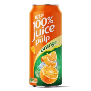 Hot Trending 500ml Can 100% Orange Juice Drink