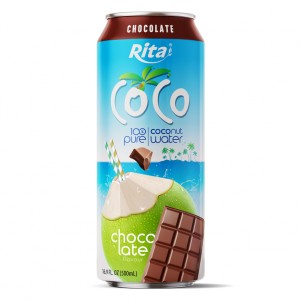 Rita 100% Coconut Water Chocolate Mix 500ml Slim Can