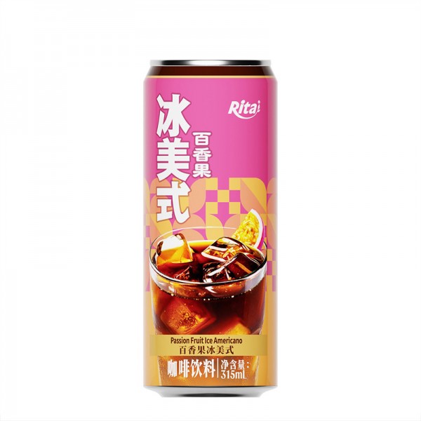 315ml_sleek_can_Iced_Americano_coffee_drink_with_passion_fruit