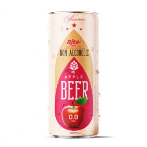 330ml_Canned_Apple_Flavor_Non_Alcoholic_Beer