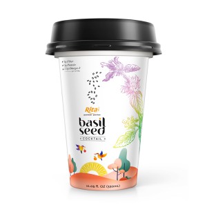 Basil Seed With Cocktail Flavor 330ml PP Cup 