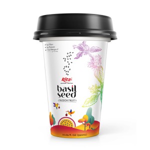 Basil Seed With Passion Fruit Flavor 330ml PP Cup 