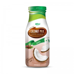 Supplier Coconut Milk With Latte Flavor 280ml Glass Bottle Can Rita Brand