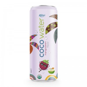 320ml Can Coconut Water With Mangosteen Flavor Rita Brand