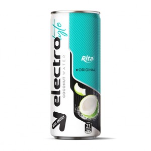 Electrolyte Coconut Water With Original Flavor 250ml Can - OEM Service 