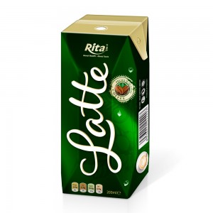 Vietnamese Product 200ml Paper Box Latte Coffee Rira Brand