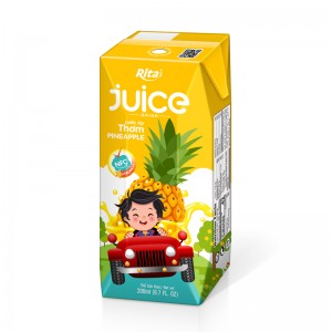 200ml Paper Box Pineapple Juice  Rita Brand